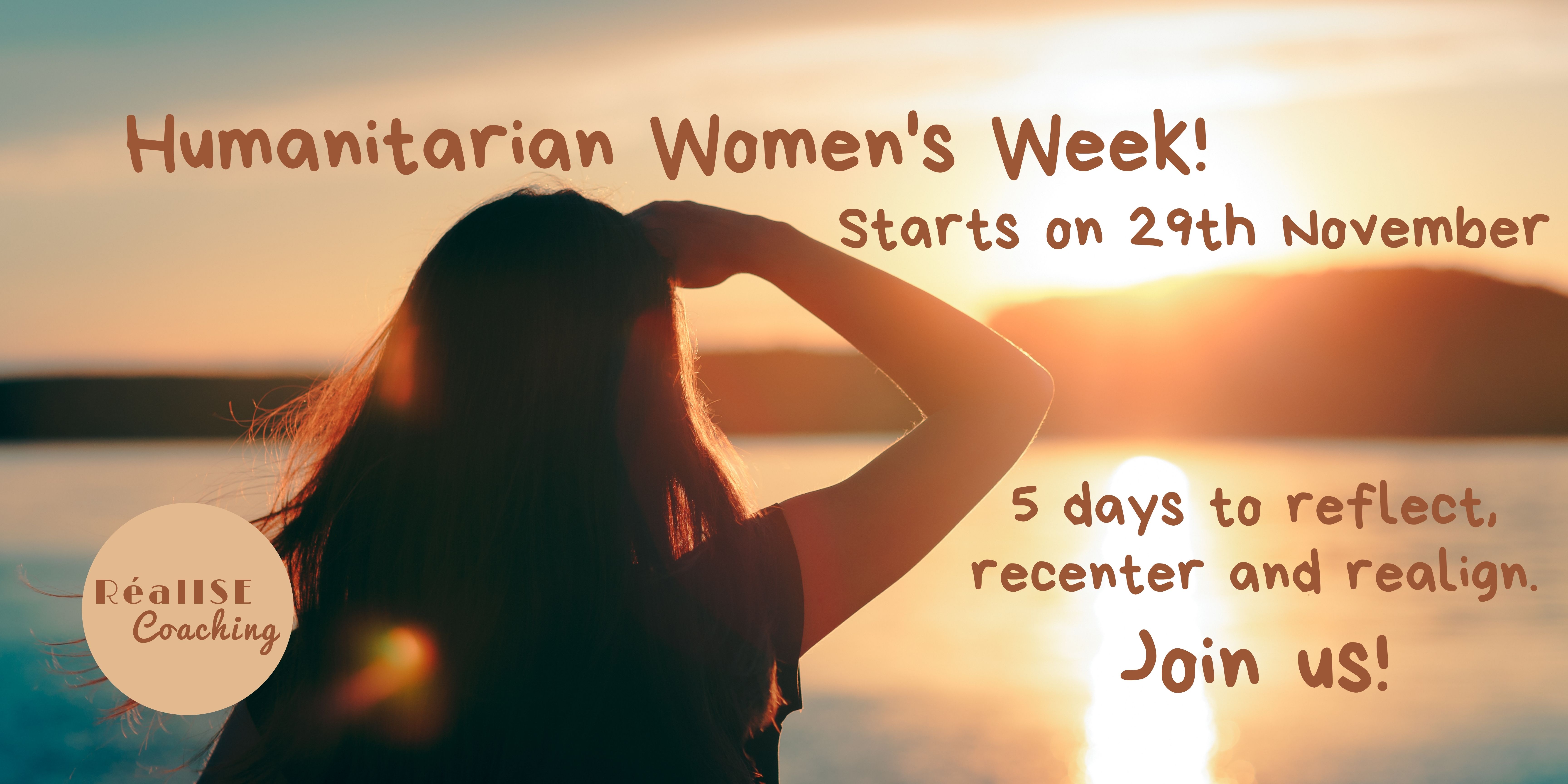 Humanitarian Women Week